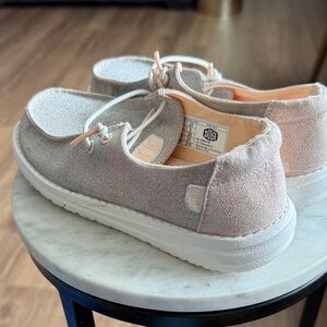 Hey Dude Kids' Sneakers in Gray and Pink